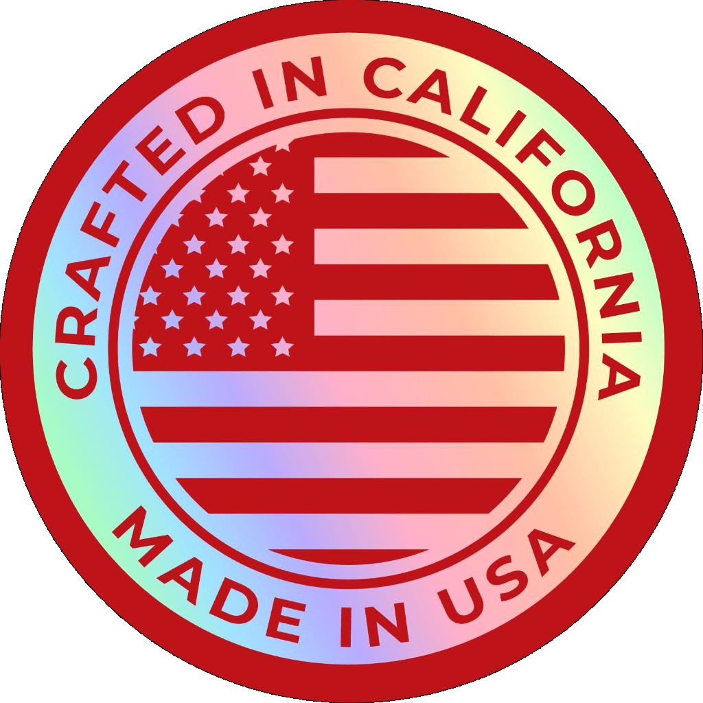 Crafted in California, Made in USA